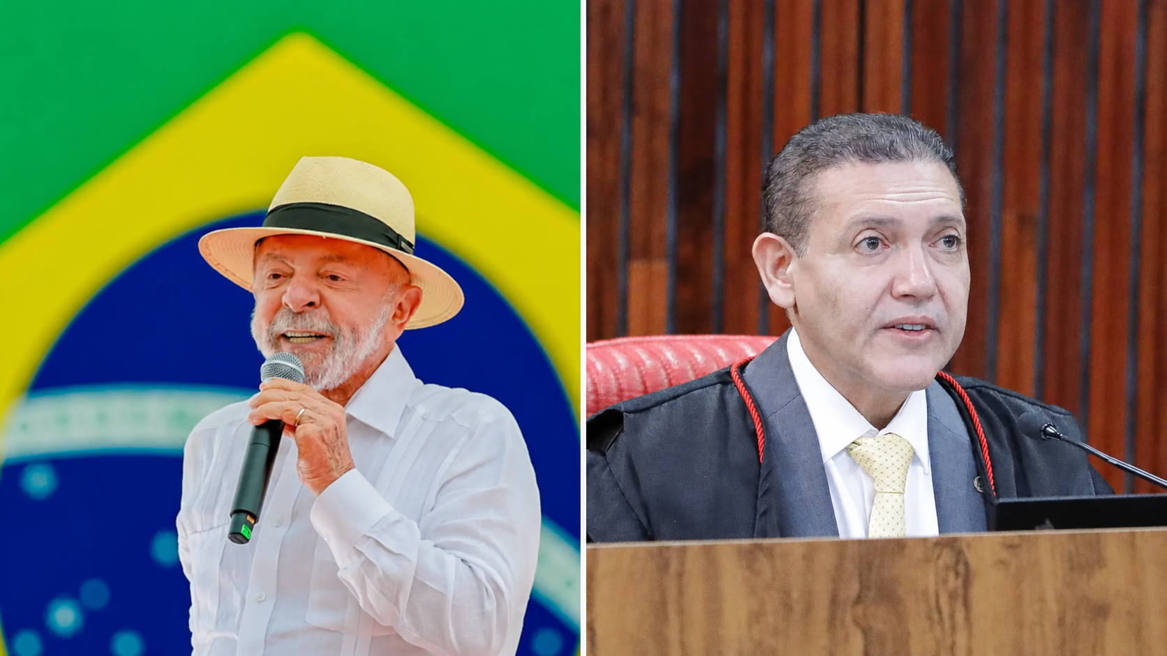 Logotipos do TSE e da Meta sobrepostos, simbolizando o conflito entre a Justiça Eleitoral brasileira e a empresa de tecnologia sobre manipulação de algoritmos em período eleitoral