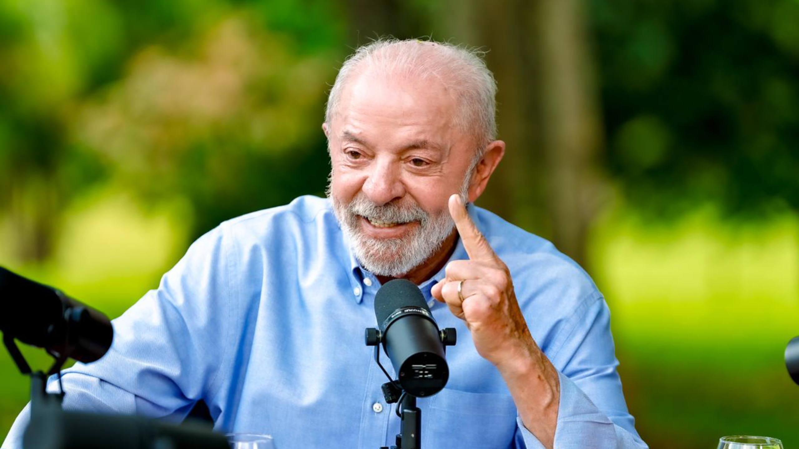 Presidente Lula em sabatina na TV Globo declarando apoio à redução da maioridade penal para crimes hediondos a partir dos 16 anos