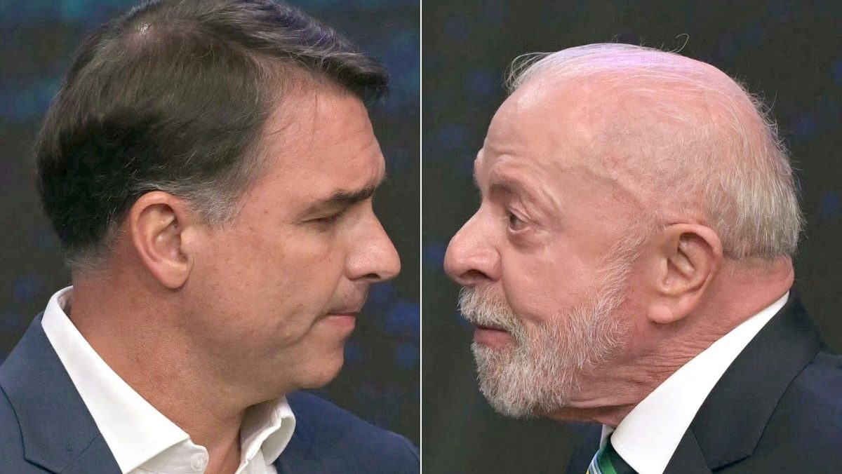 Gráfico de barras comparando os votos válidos no Acre: Flávio Bolsonaro com 66,1% e Lula com 33,9%.